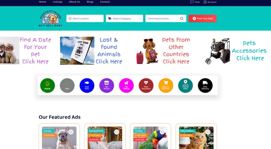 Pets Marketplace